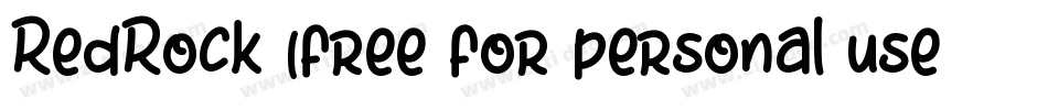 RedRock (free for personal use)字体转换